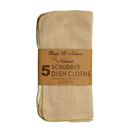 5 Scrubber Dish Cloths